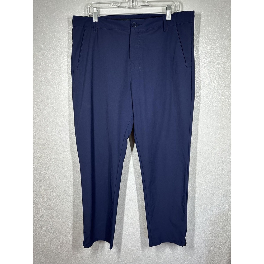 Oakley Pants Mens 36‎ Navy Blue Regular Fit Stretch Lightweight Golf Casual